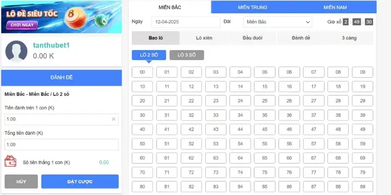 Tham gia cá cược xổ số chuyên nghiệp hấp dẫn tại nhà cái